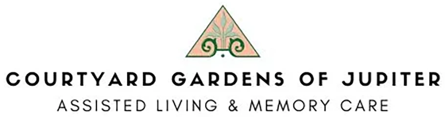 A logo of the gardens living and memory.